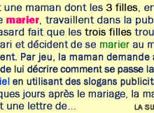 blague sur le mariage